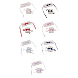 Maxbell Anime Maid Cosplay Accessories Lolita Hand Sleeve Wrist Cuffs for Wedding Light Pink