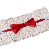 Maxbell Anime Maid Cosplay Accessories Lolita Hand Sleeve Wrist Cuffs for Wedding Red