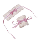 Maxbell Anime Maid Cosplay Accessories Lolita Hand Sleeve Wrist Cuffs for Wedding Pink