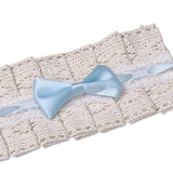 Maxbell Anime Maid Cosplay Accessories Lolita Hand Sleeve Wrist Cuffs for Wedding Blue