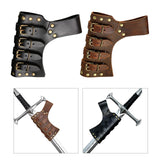 Maxbell Belt Waist Sheath Rapier Knight Scabbard for Cosplay Performance Women Black
