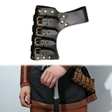 Maxbell Belt Waist Sheath Rapier Knight Scabbard for Cosplay Performance Women Black