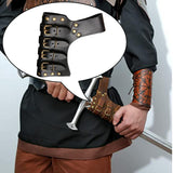 Maxbell Belt Waist Sheath Rapier Knight Scabbard for Cosplay Performance Women Black