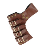 Maxbell Belt Waist Sheath Rapier Knight Scabbard for Cosplay Performance Women Brown