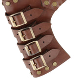 Maxbell Belt Waist Sheath Rapier Knight Scabbard for Cosplay Performance Women Brown