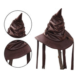 Maxbell Fashion Halloween Witch Hats Wizard Pointed for Clothing Props Adult Women