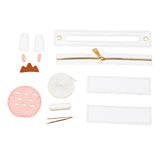 Maxbell DIY Leather Shoulder Bag Making Tote Wallet Material Craft Sewing Handmade White