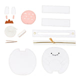 Maxbell DIY Leather Shoulder Bag Making Tote Wallet Material Craft Sewing Handmade White