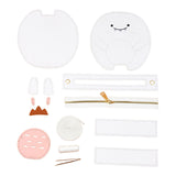 Maxbell DIY Leather Shoulder Bag Making Tote Wallet Material Craft Sewing Handmade White