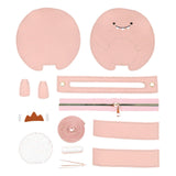 Maxbell DIY Leather Shoulder Bag Making Tote Wallet Material Craft Sewing Handmade Pink