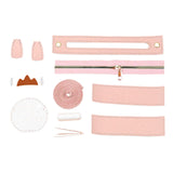 Maxbell DIY Leather Shoulder Bag Making Tote Wallet Material Craft Sewing Handmade Pink