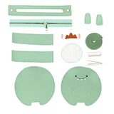 Maxbell DIY Leather Shoulder Bag Making Tote Wallet Material Craft Sewing Handmade Green