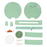 Maxbell DIY Leather Shoulder Bag Making Tote Wallet Material Craft Sewing Handmade Green