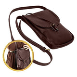 Maxbell Leather Medieval Belt Pouch Handmade Costume Accessories Wallet brown