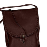 Maxbell Leather Medieval Belt Pouch Handmade Costume Accessories Wallet brown