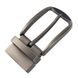 Maxbell Metal Belt Buckle Classic Single Prong for 33mm-34mm Belt Pin Belt Buckle Matte Silver
