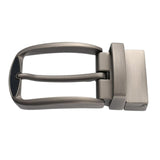 Maxbell Metal Belt Buckle Classic Single Prong for 33mm-34mm Belt Pin Belt Buckle Matte Silver