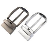 Maxbell Metal Belt Buckle Classic Single Prong for 33mm-34mm Belt Pin Belt Buckle Matte Silver
