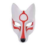 Maxbell Anime Fox Mask Face Cover Halloween Cosplay Mask ,23Cmx28cm Hand Painted