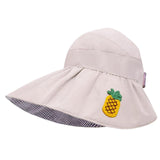 Maxbell Children Fisherman Hat Casual Adjustable Beach Hat Breathable Kids Sun Hat Beige