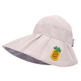 Maxbell Children Fisherman Hat Casual Adjustable Beach Hat Breathable Kids Sun Hat Beige