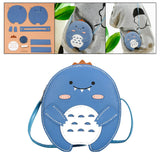 Maxbell DIY Bag Making Material Kit Woven Bag Purse Making Supplies Handmade Sewing Blue