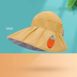 Maxbell Summer Women Bucket Hat, Sun Hat Trendy Beach Caps for Pool Camping Outdoor Yellow