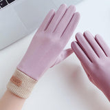 Maxbell Windproof Women Winter Touch Screens Gloves Cold Weather Running Purple
