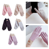 Maxbell Windproof Women Winter Touch Screens Gloves Cold Weather Running Purple