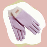 Maxbell Windproof Women Winter Touch Screens Gloves Cold Weather Running Purple