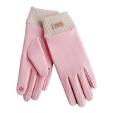 Maxbell Windproof Women Winter Touch Screens Gloves Cold Weather Running Pink