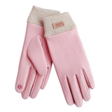 Maxbell Windproof Women Winter Touch Screens Gloves Cold Weather Running Pink