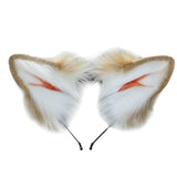 Maxbell 2 Pieces Dog Ears and Tail Set Lolita Cosplay Costume Accessories White