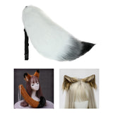 Maxbell Faux Furry Fox Long Tail  Animal Big Tail Cosplay Prop Costume 65cm