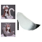 Maxbell Faux Furry Fox Long Tail  Animal Big Tail Cosplay Prop Costume 65cm