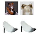 Maxbell Faux Furry Fox Long Tail  Animal Big Tail Cosplay Prop Costume 65cm