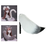 Maxbell Faux Furry Fox Long Tail  Animal Big Tail Cosplay Prop Costume 75cm