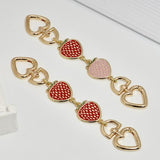 Maxbell Purse Strap Extender Metal Shoulder Strap Chain Decoration Clutch Bags Belt 17cm