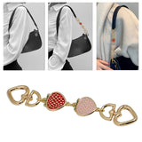 Maxbell Purse Strap Extender Metal Shoulder Strap Chain Decoration Clutch Bags Belt 17cm