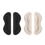 Maxbell 2 Pieces Heel Shoe Grips Adhesive Improve Shoes Too Big Snugs Heel Pads Black