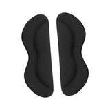 Maxbell 2 Pieces Heel Shoe Grips Adhesive Improve Shoes Too Big Snugs Heel Pads Black