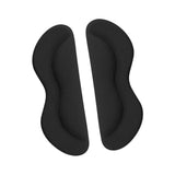 Maxbell 2 Pieces Heel Shoe Grips Adhesive Improve Shoes Too Big Snugs Heel Pads Black