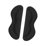 Maxbell 2 Pieces Heel Shoe Grips Adhesive Improve Shoes Too Big Snugs Heel Pads Black