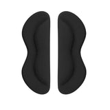 Maxbell 2 Pieces Heel Shoe Grips Adhesive Improve Shoes Too Big Snugs Heel Pads Black