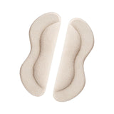 Maxbell 2 Pieces Heel Shoe Grips Adhesive Improve Shoes Too Big Snugs Heel Pads Beige