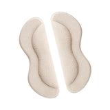 Maxbell 2 Pieces Heel Shoe Grips Adhesive Improve Shoes Too Big Snugs Heel Pads Beige