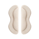 Maxbell 2 Pieces Heel Shoe Grips Adhesive Improve Shoes Too Big Snugs Heel Pads Beige