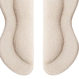 Maxbell 2 Pieces Heel Shoe Grips Adhesive Improve Shoes Too Big Snugs Heel Pads Beige