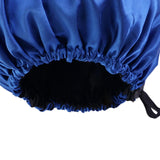 Maxbell Satin Bonnet Head Wear Adjusting Night Sleep Hat for Bath Long Straight Hair Blue