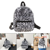 Maxbell Fashion Small Backpack Girls Daypack Knapsacks Rucksack Handbag for Vocation Zebra